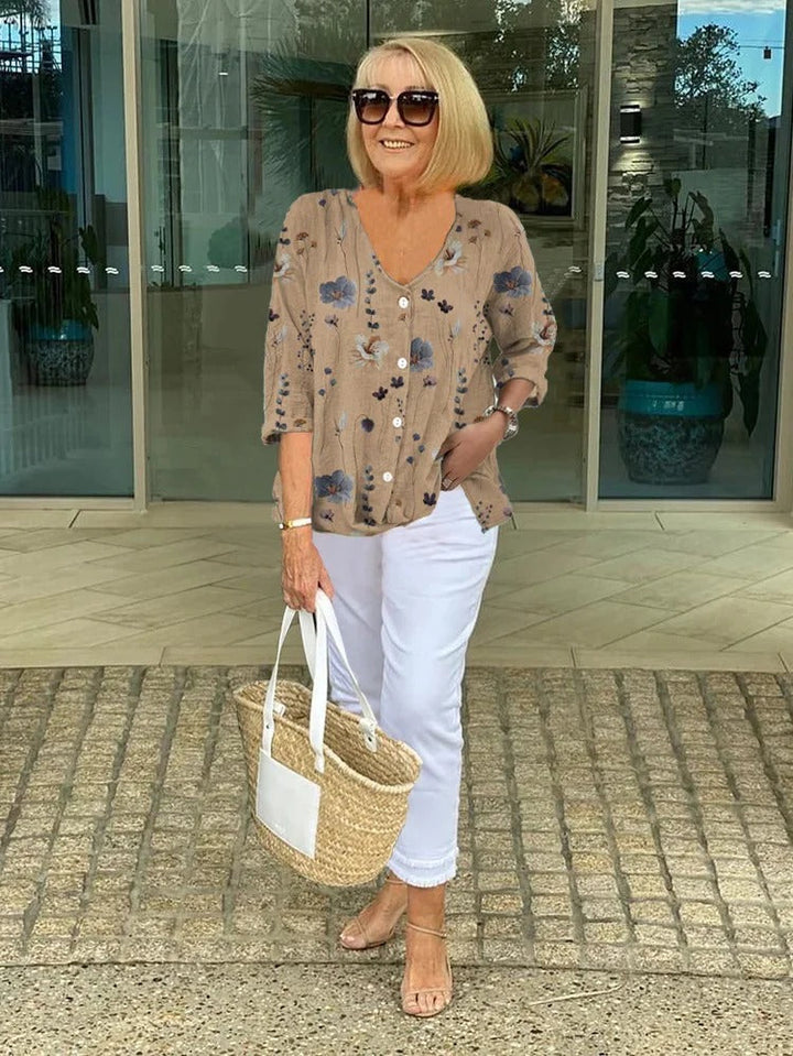Ingrid - Soft Floral Blouse