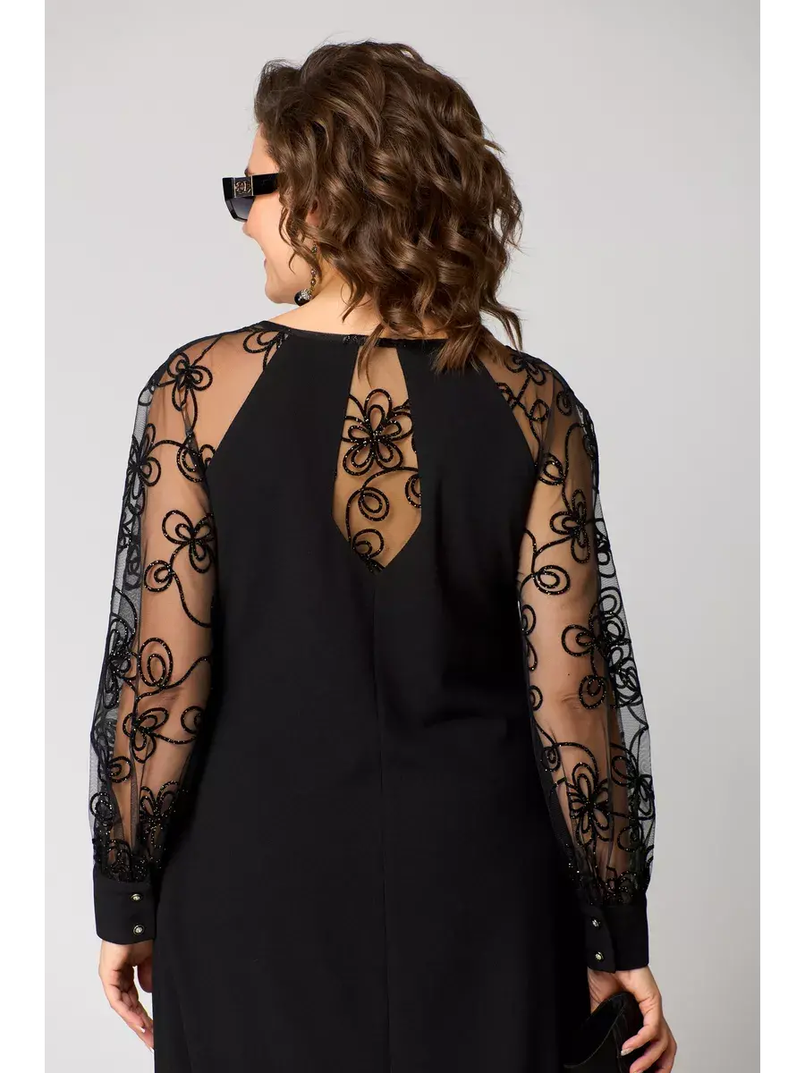 Francine - Elegant Sheer Midi Dress