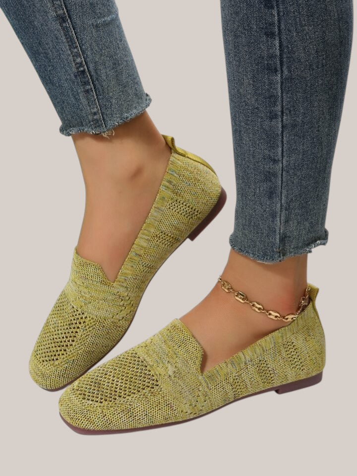 Yelena - Breezy Knit Flats