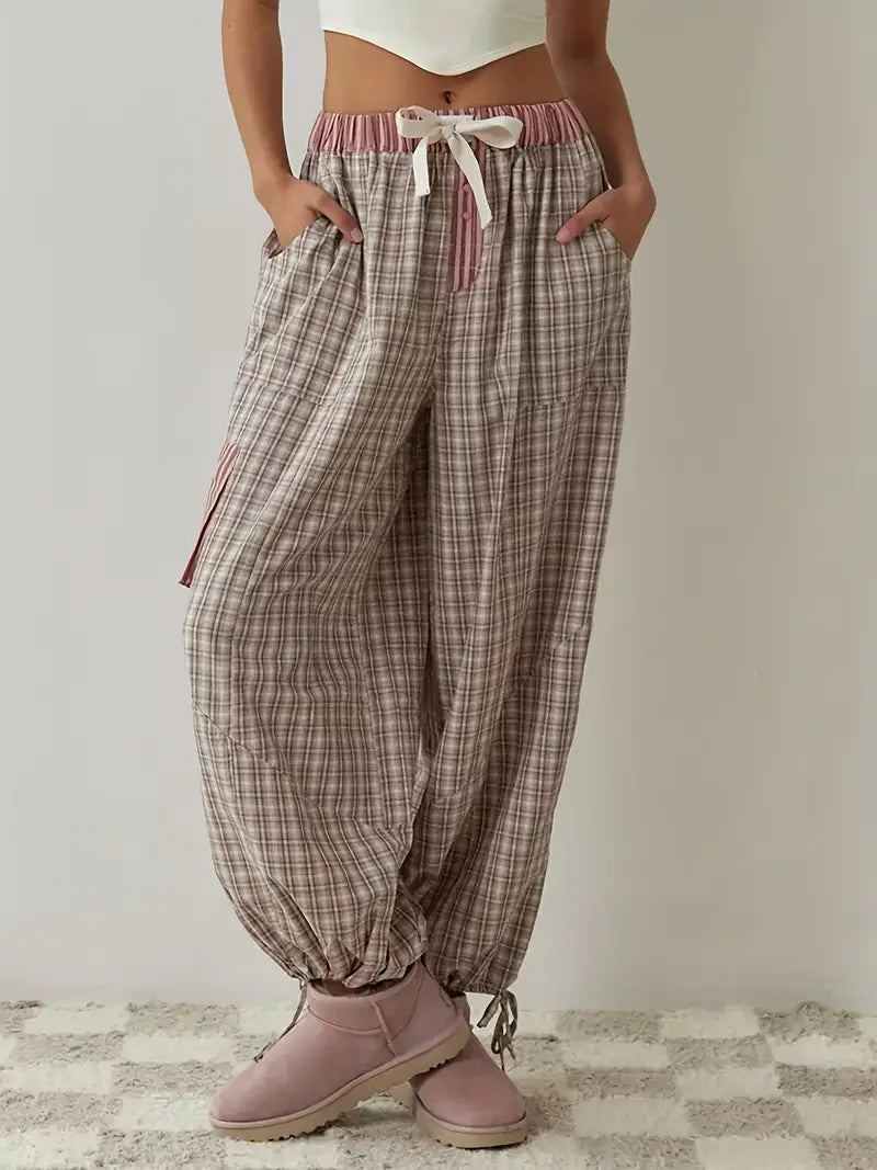 Marissa - Relaxed Plaid Ensemble