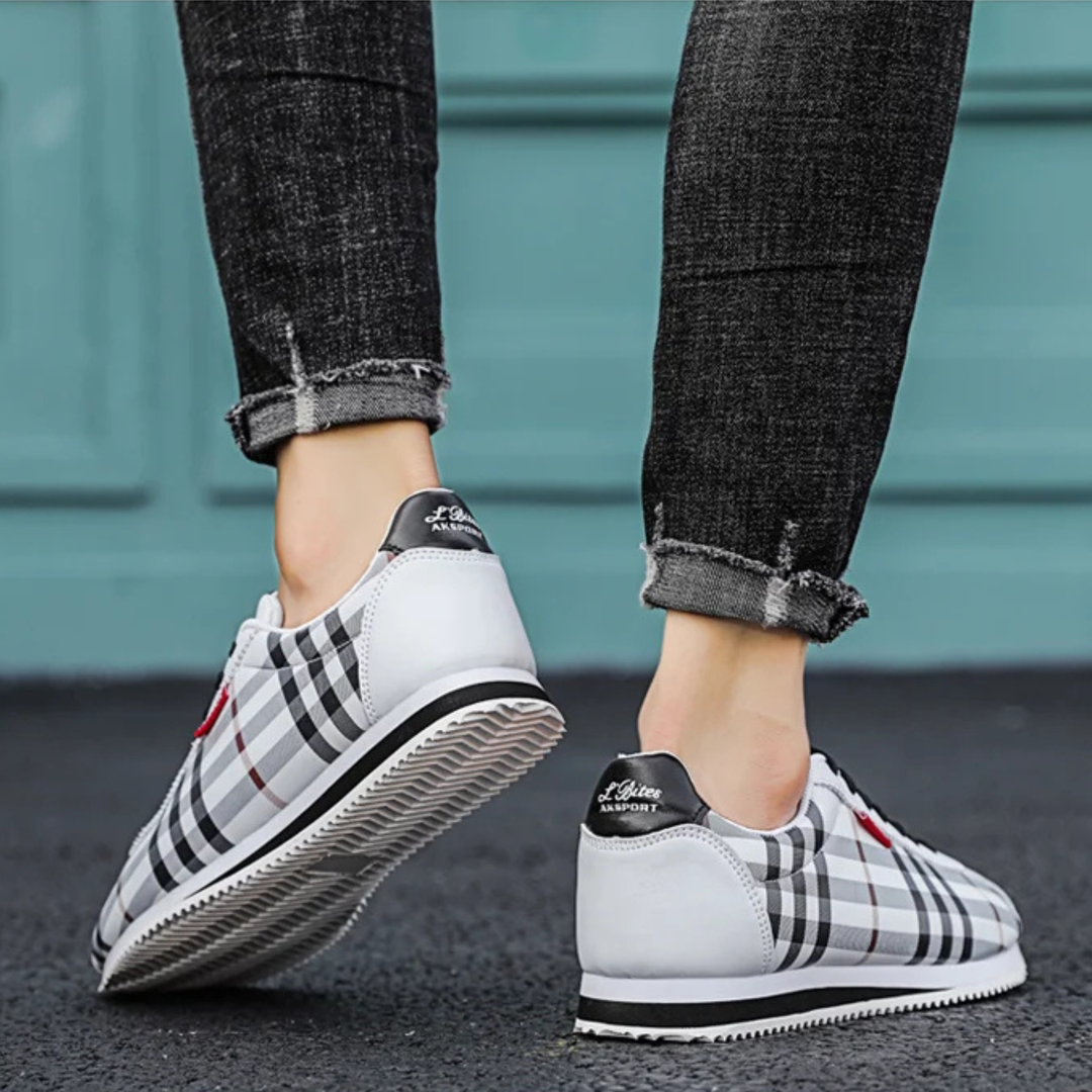 Sebastian - Bold Plaid Sneakers