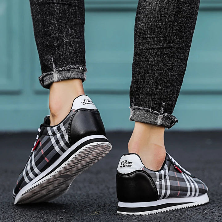 Sebastian - Bold Plaid Sneakers