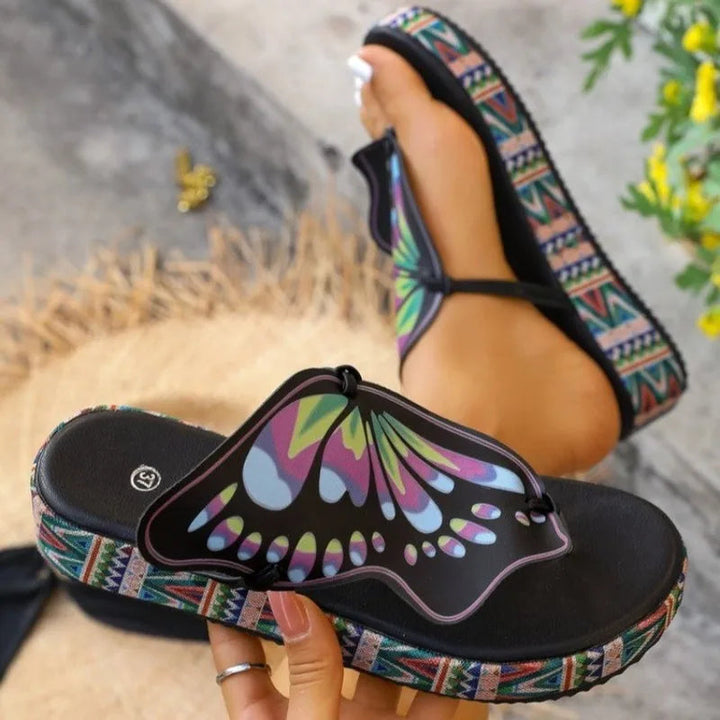 Carmen - Vibrant Wedge Sandal