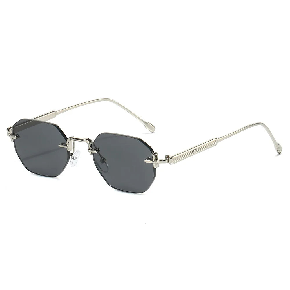 Yuri - Elegant Rimless Sunglasses