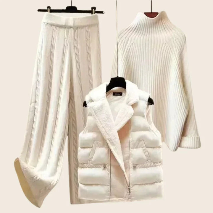 Priscilla - 3 pieces Cozy Knit Set