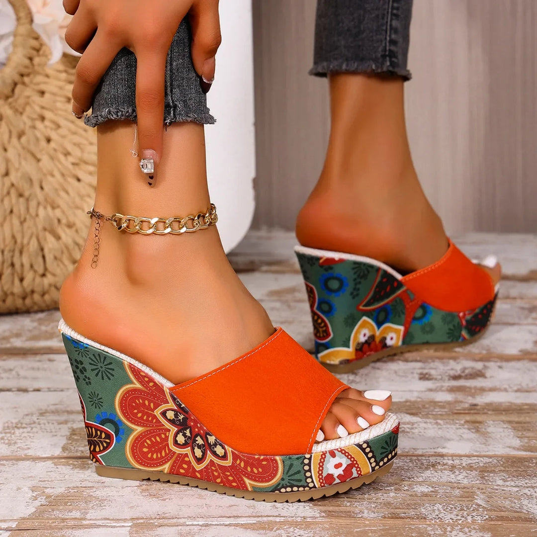 Esme - Vibrant Velvet Sandal