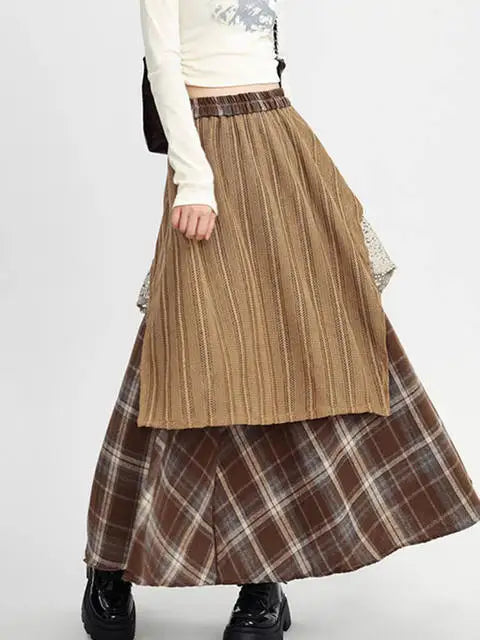 Heather - Cozy Layered Skirt