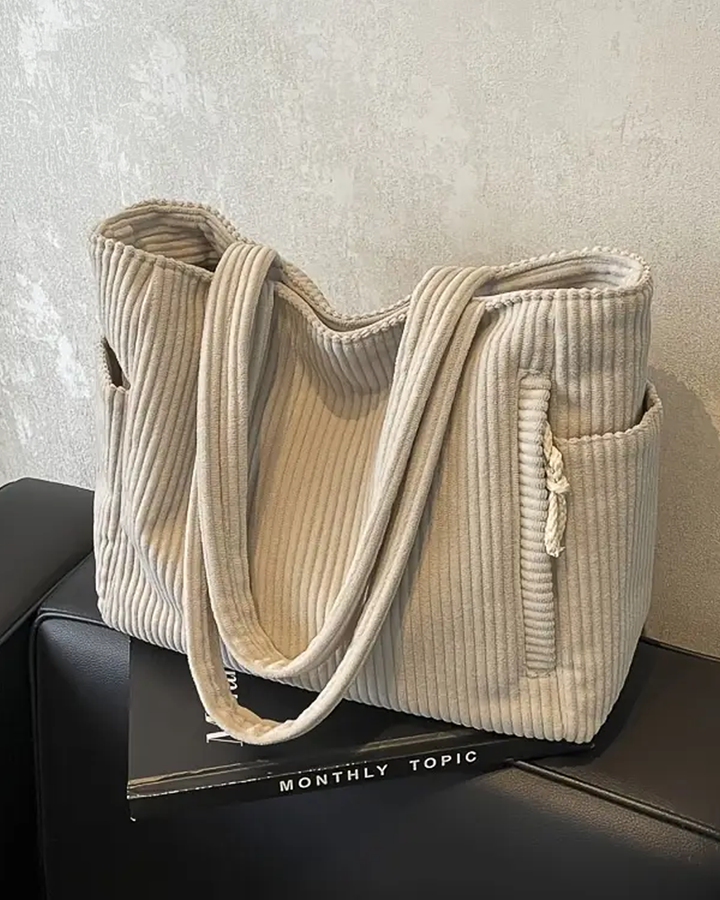 Jean - Cozy Ribbed Bag