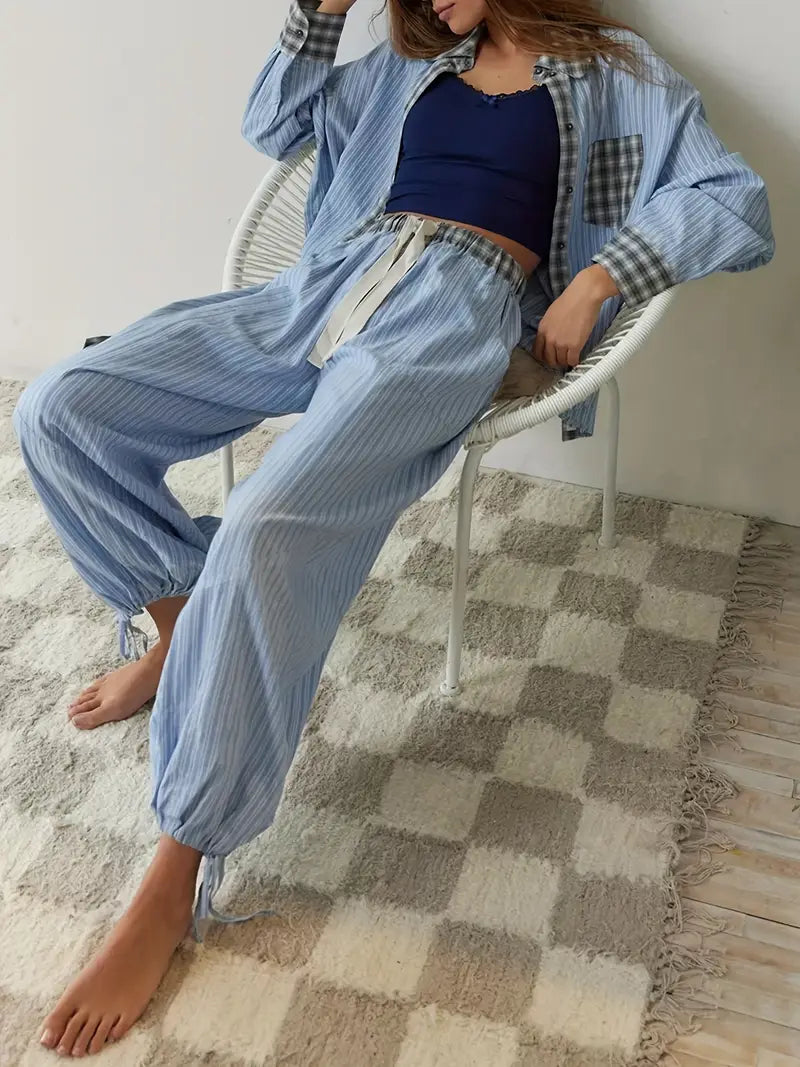 Marissa - Relaxed Plaid Ensemble