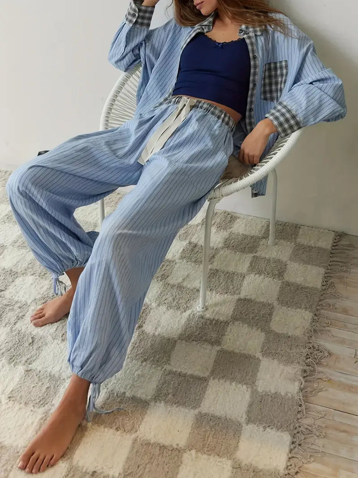 Marissa - Relaxed Plaid Ensemble
