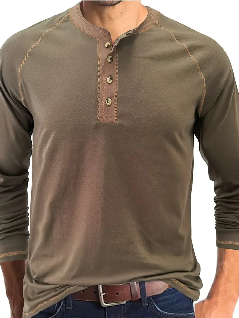 Palmer - Sleek Cotton Henley