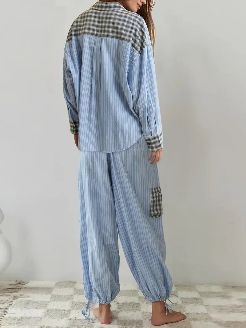 Marissa - Relaxed Plaid Ensemble