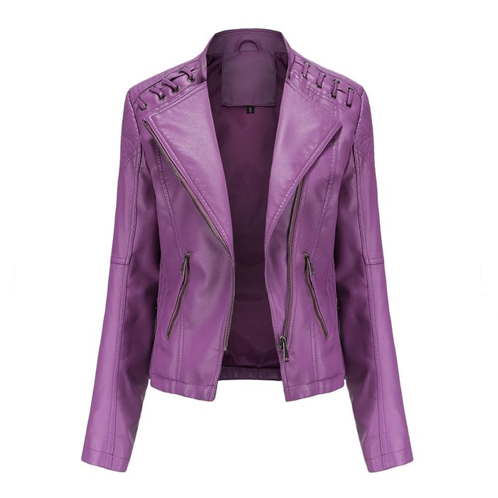 Raven - Edgy Satin Jacket