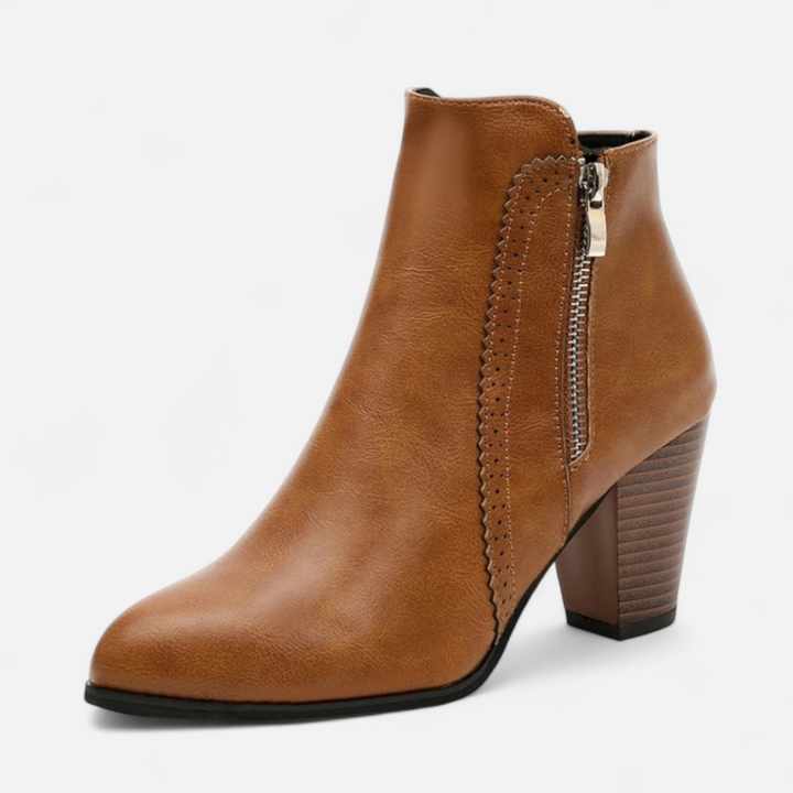 Aliyah - Polished Ankle Boots