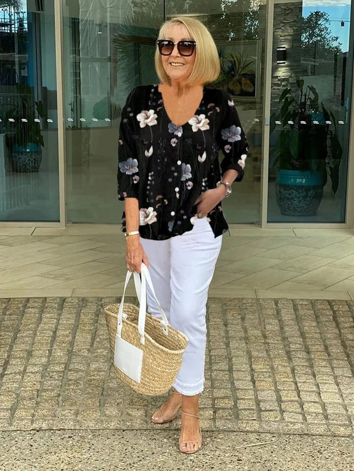 Ingrid - Soft Floral Blouse