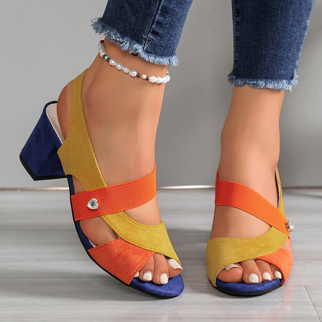Hope - Vibrant Block Sandals