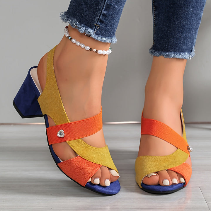 Hope - Vibrant Block Sandals