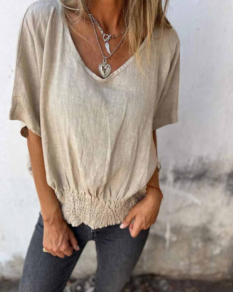Frances - Breezy Cotton Blouse