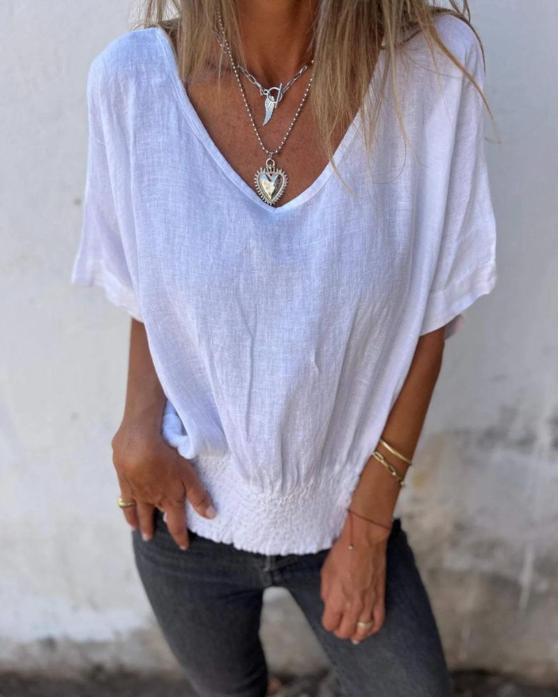 Frances - Breezy Cotton Blouse