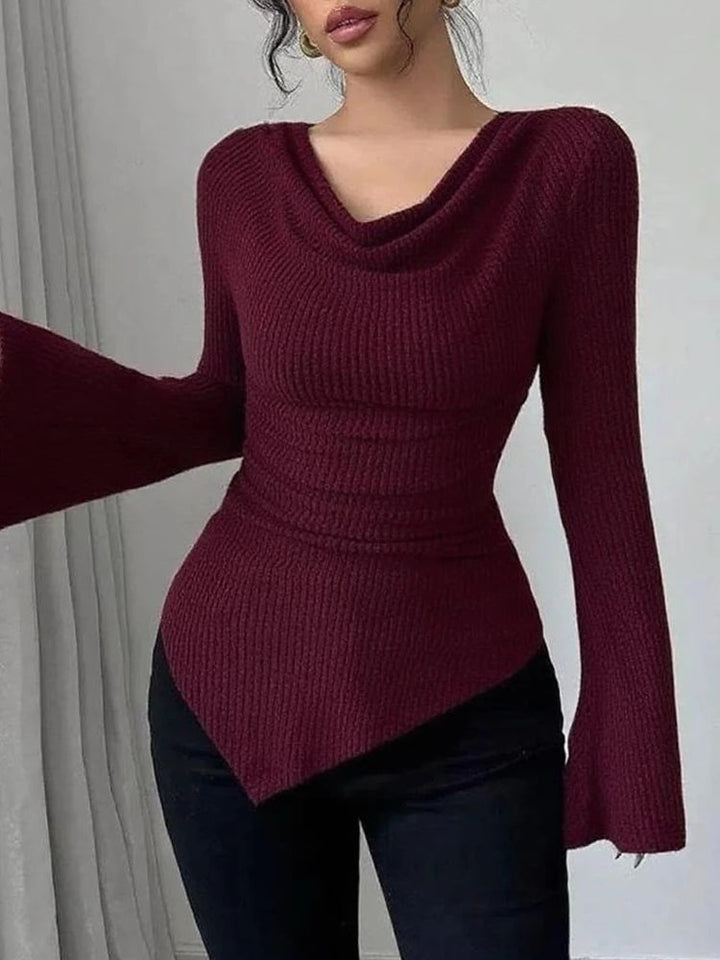 Zaylee - Textured Ribbed Blouse