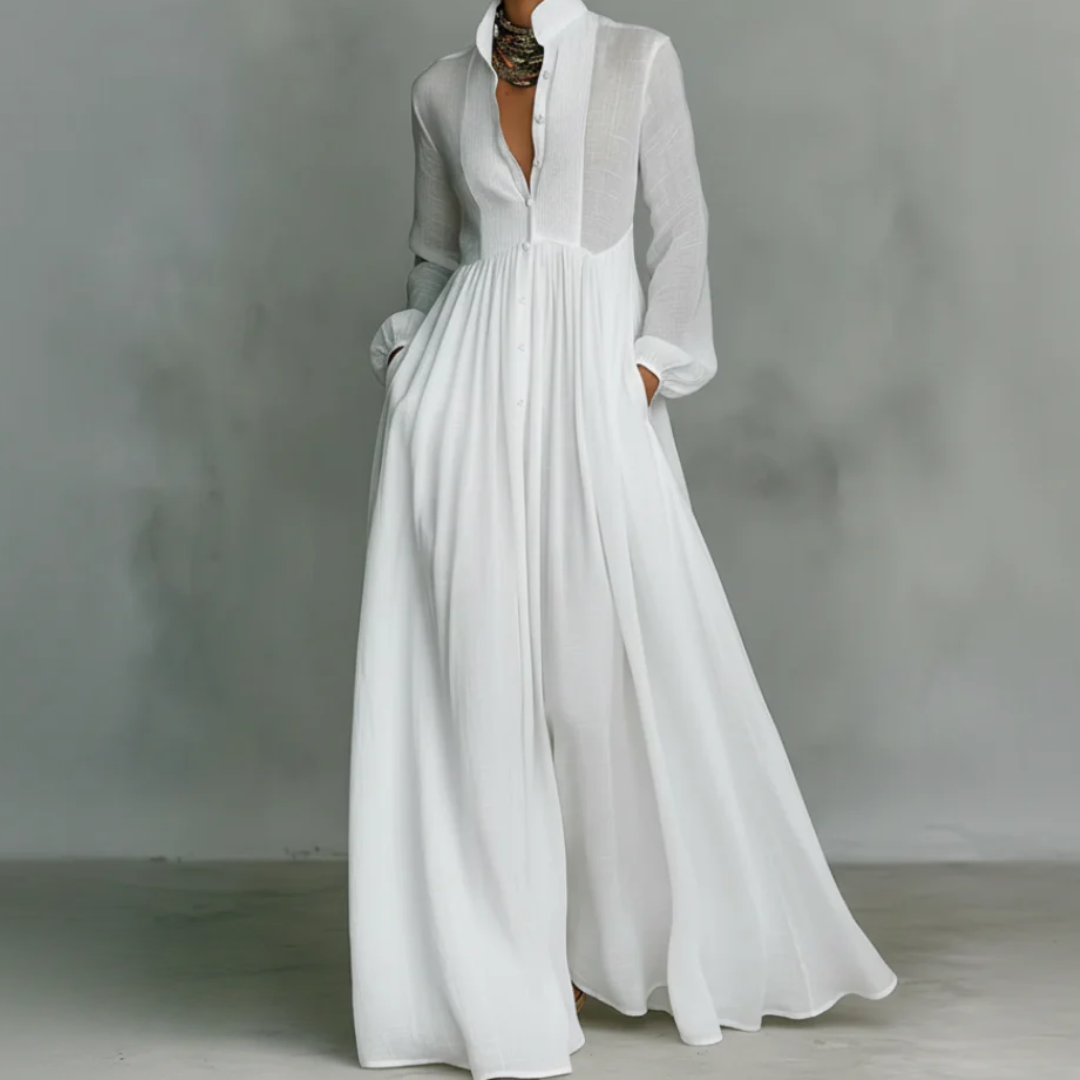 Xalina - Flowing Silk Dress