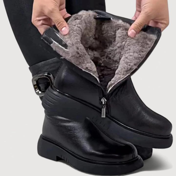 Josie - Elegant Glossy Boots