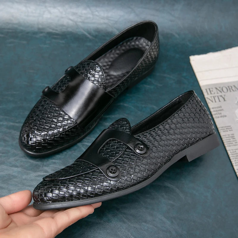 Anson - Polished Woven Loafer