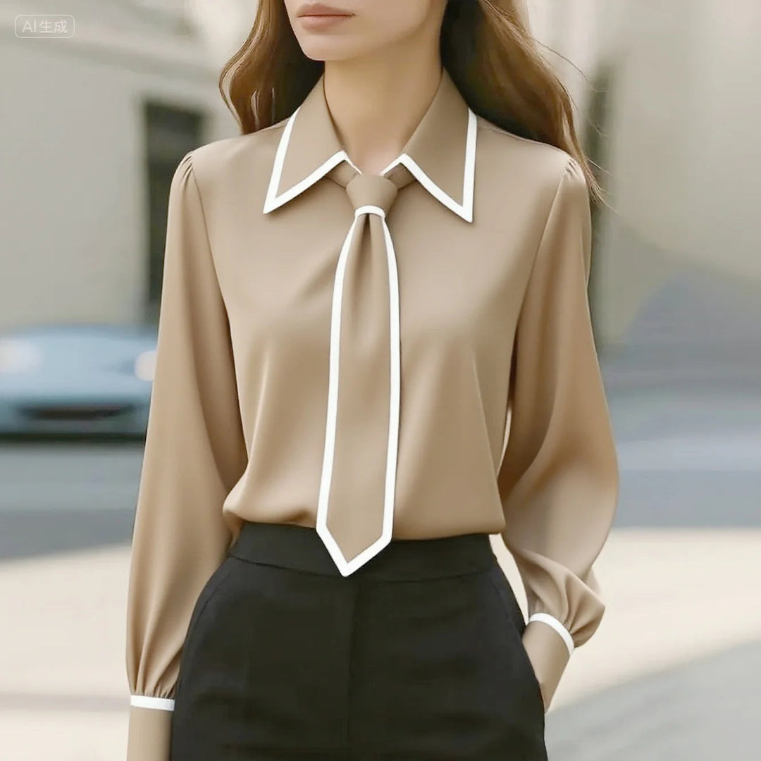Inez - Chic Silk Blouse