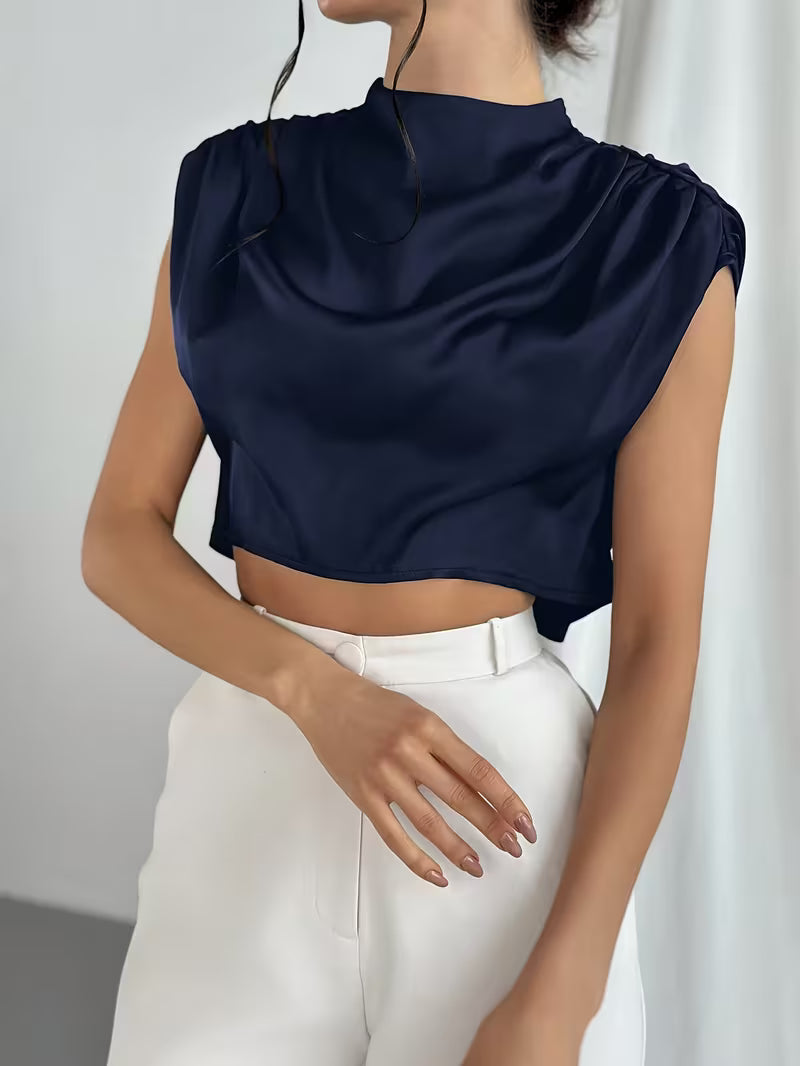 Pearl - Elegant Satin Blouse