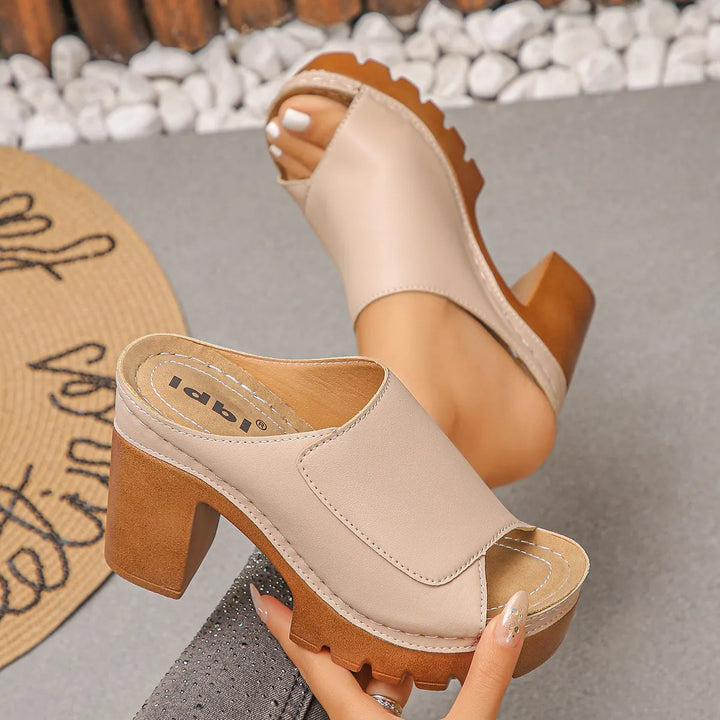 Kayla - Chic Block Heeled Sandal