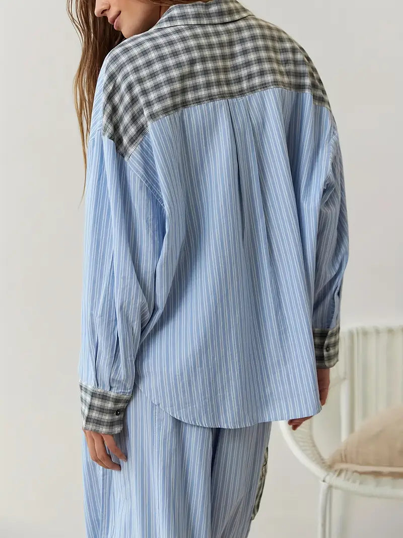 Marissa - Relaxed Plaid Ensemble