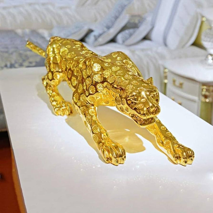 Otis - Glossy Panther Sculpture