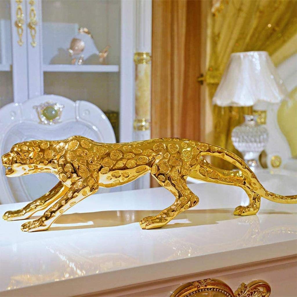 Otis - Glossy Panther Sculpture