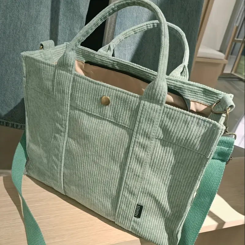 Querida - Cozy Corduroy Tote