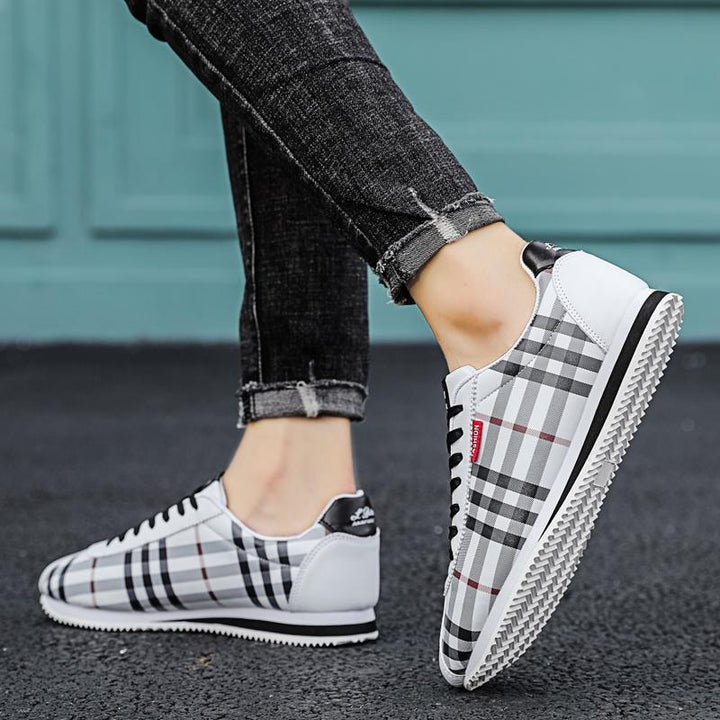 Sebastian - Bold Plaid Sneakers