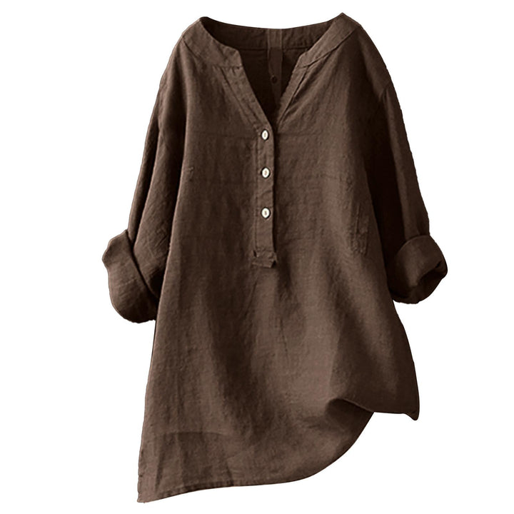 Luna - Relaxed Cotton Blouse