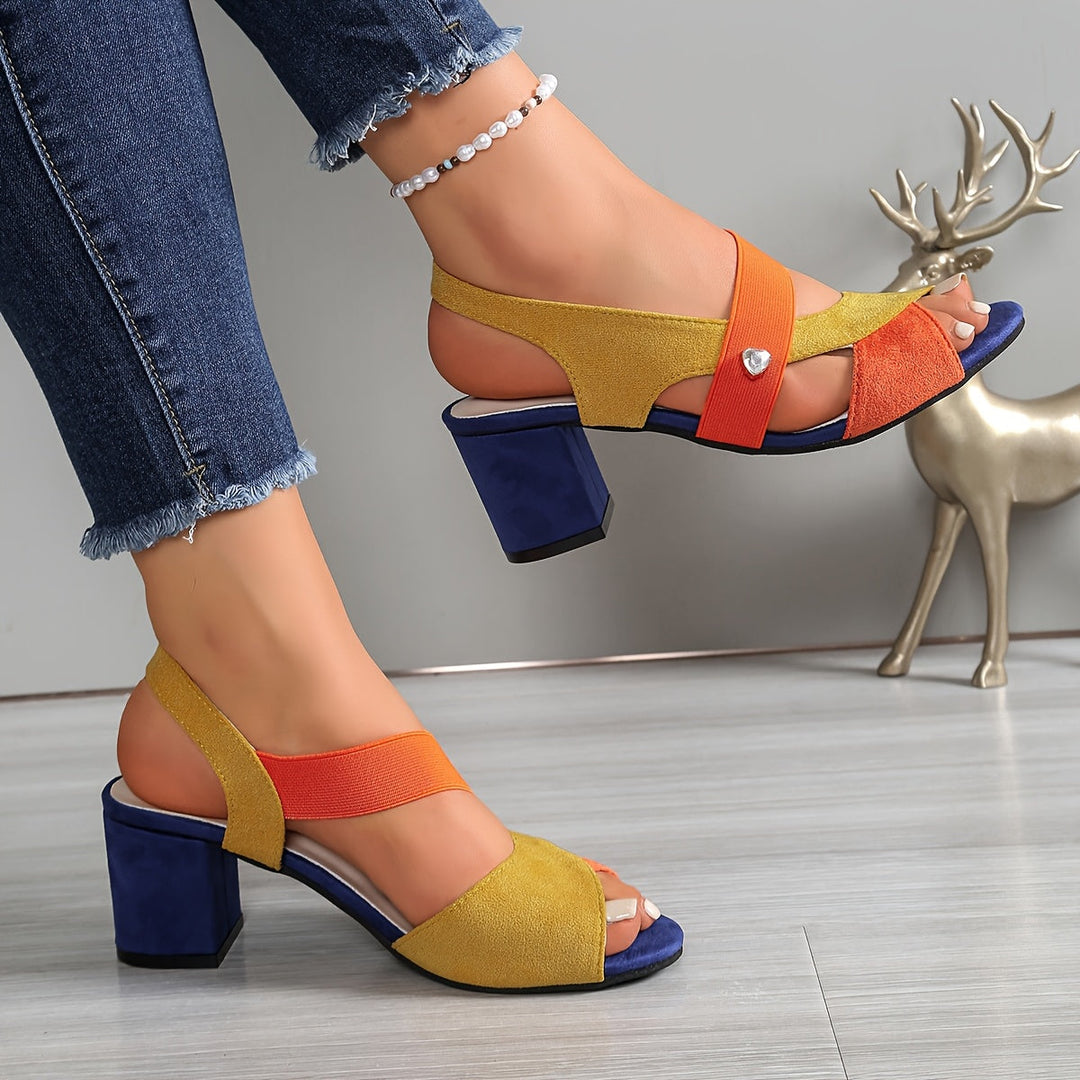 Hope - Vibrant Block Sandals