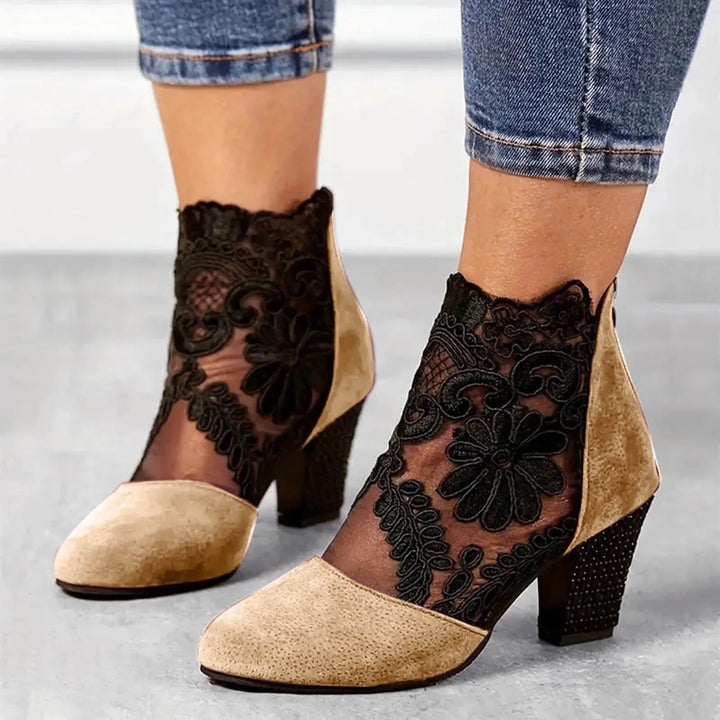 Barbara - Elegant Lace Sandals