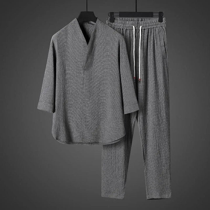 Frederick - Relaxed Textured Shirt Set