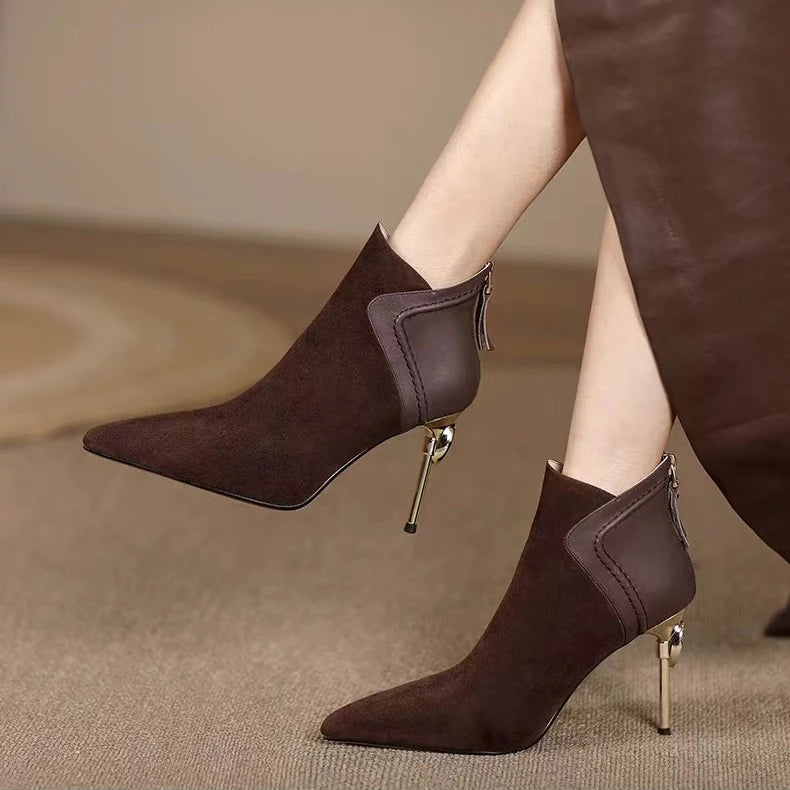 Nora - Elegant Suede Stiletto Boot
