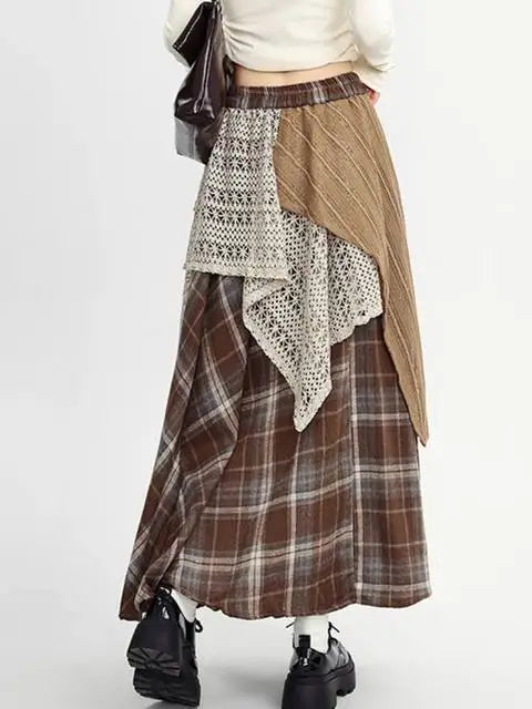 Heather - Cozy Layered Skirt