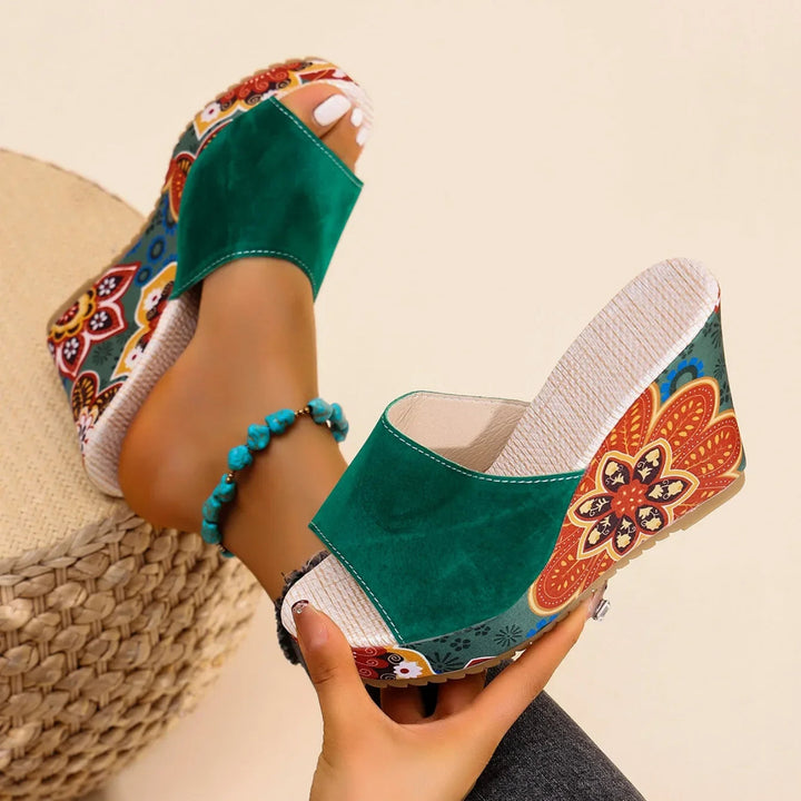 Esme - Vibrant Velvet Sandal