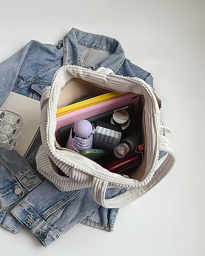 Jean - Cozy Ribbed Bag