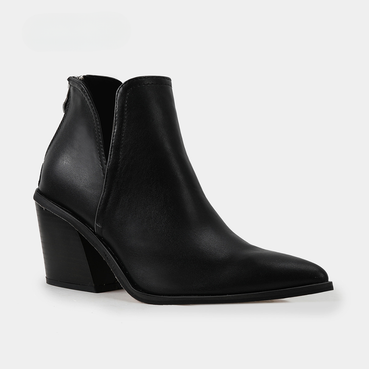 Quiana - Sleek Velvet Ankle Boot