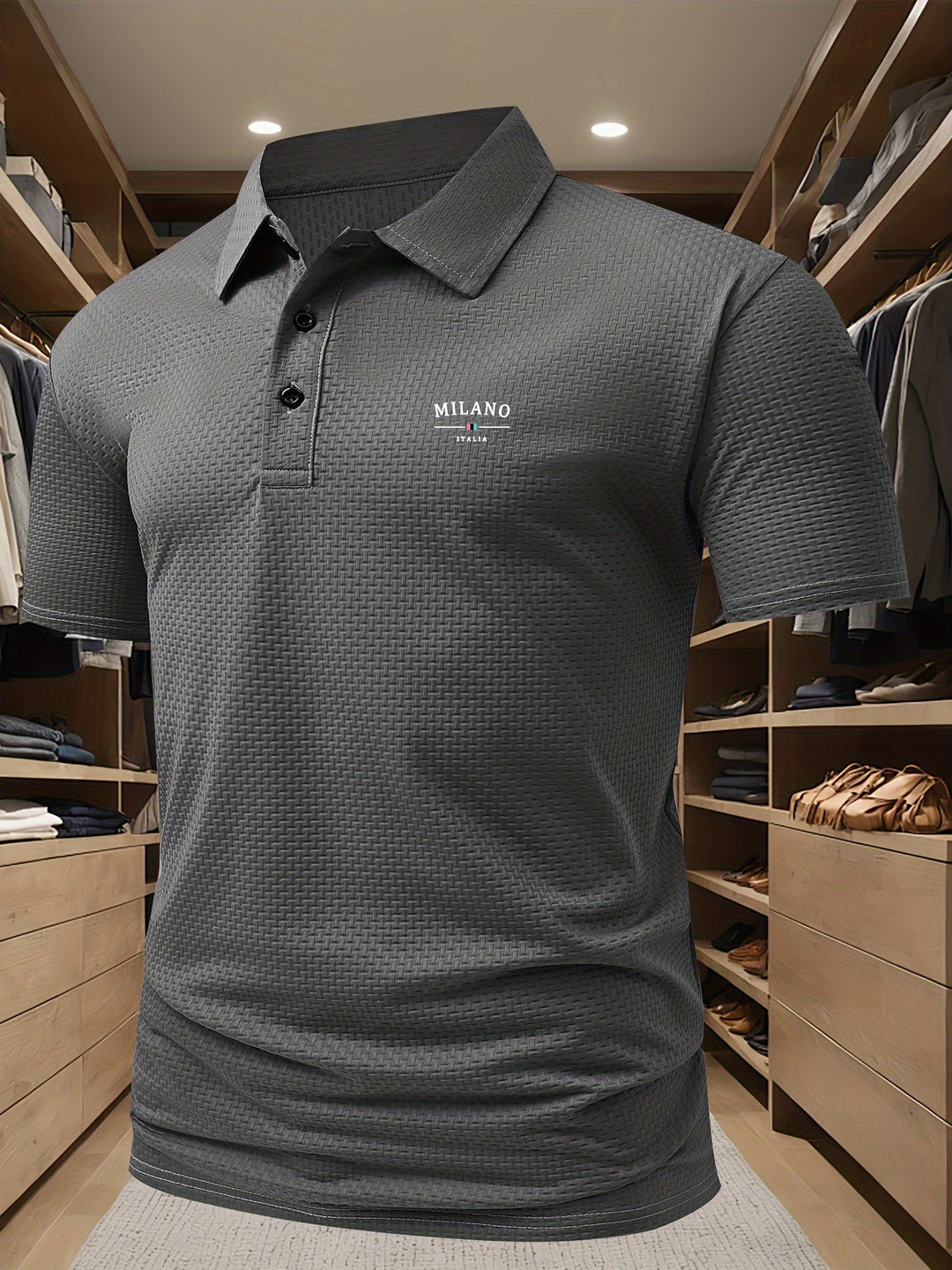 Miller - Textured Tailored Polo