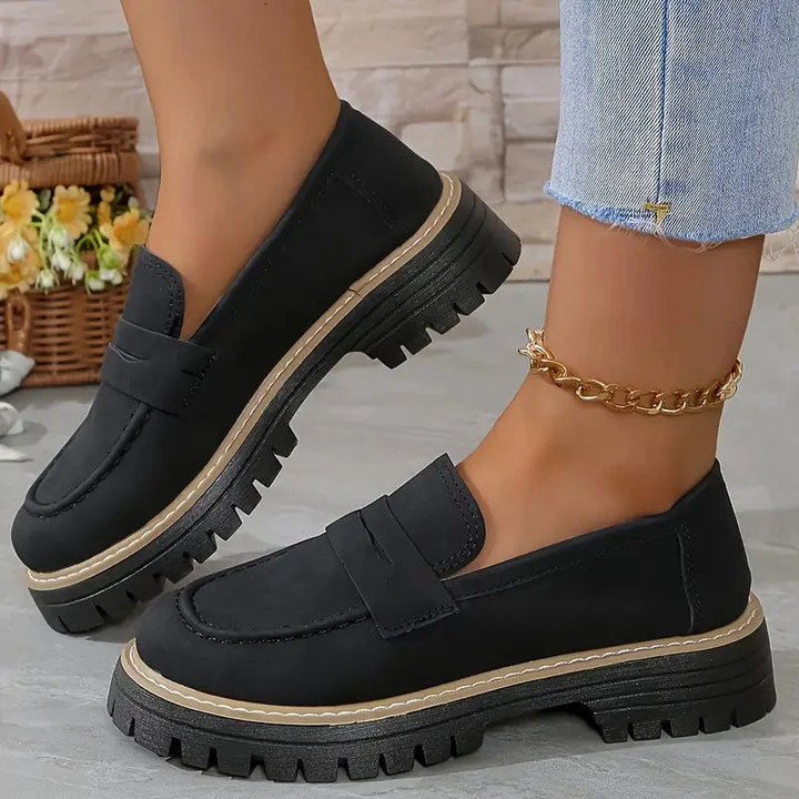 Yazmin - Sturdy Leather Loafers
