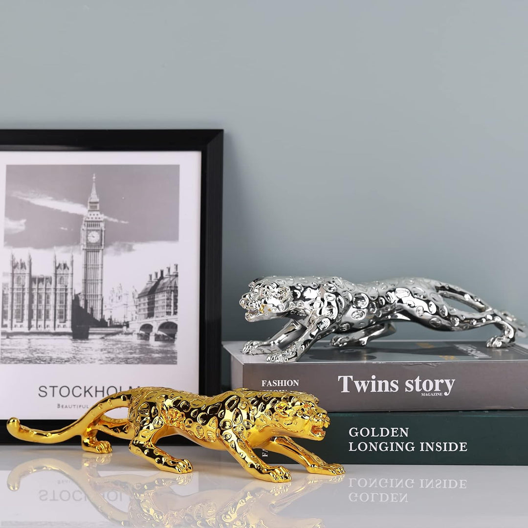 Otis - Glossy Panther Sculpture
