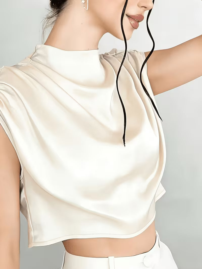 Pearl - Elegant Satin Blouse