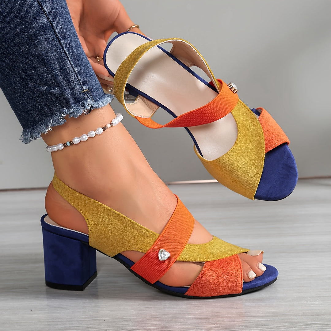 Hope - Vibrant Block Sandals