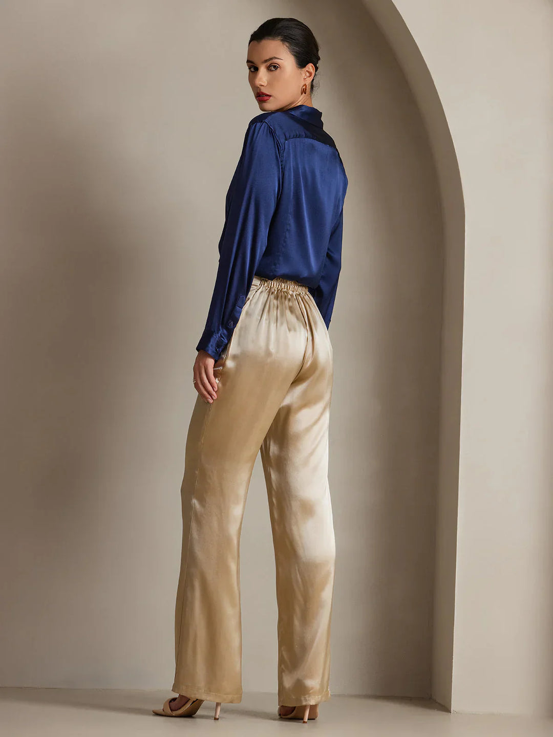 Libby - Soft Satin Blouse